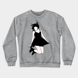 girl jumping Crewneck Sweatshirt